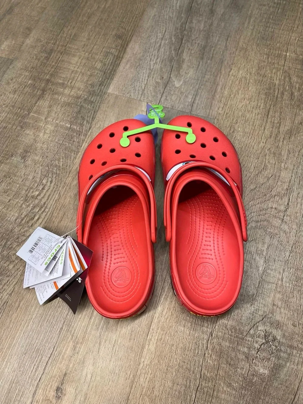 Crocs Disney Cars Lightning McQueen Light-Up Clogs Men’s 11 NWT